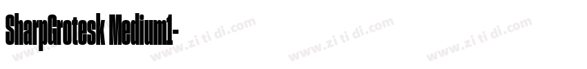 SharpGrotesk Medium1字体转换 SharpGrotesk Medium1字体转换
